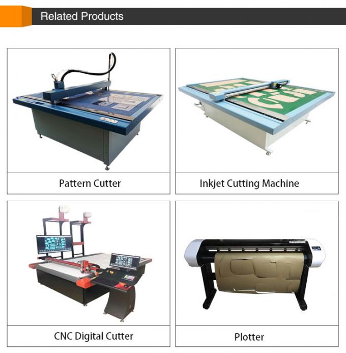 Máy cắt vải CNC kỹ thuật số với hệ thống cho ăn liên tục 9