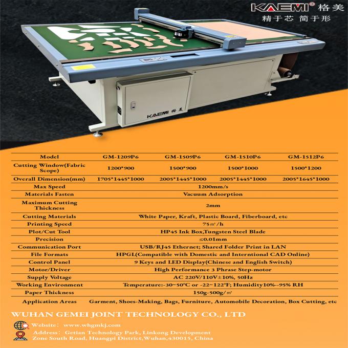 Inkjet CAD Cutter Plotter Machine For Footwear Bags Garment Fabric Paper Pattern (công cụ cắt bột mực máy cắt bột mực máy cắt bột mực máy cắt bột mực) 2